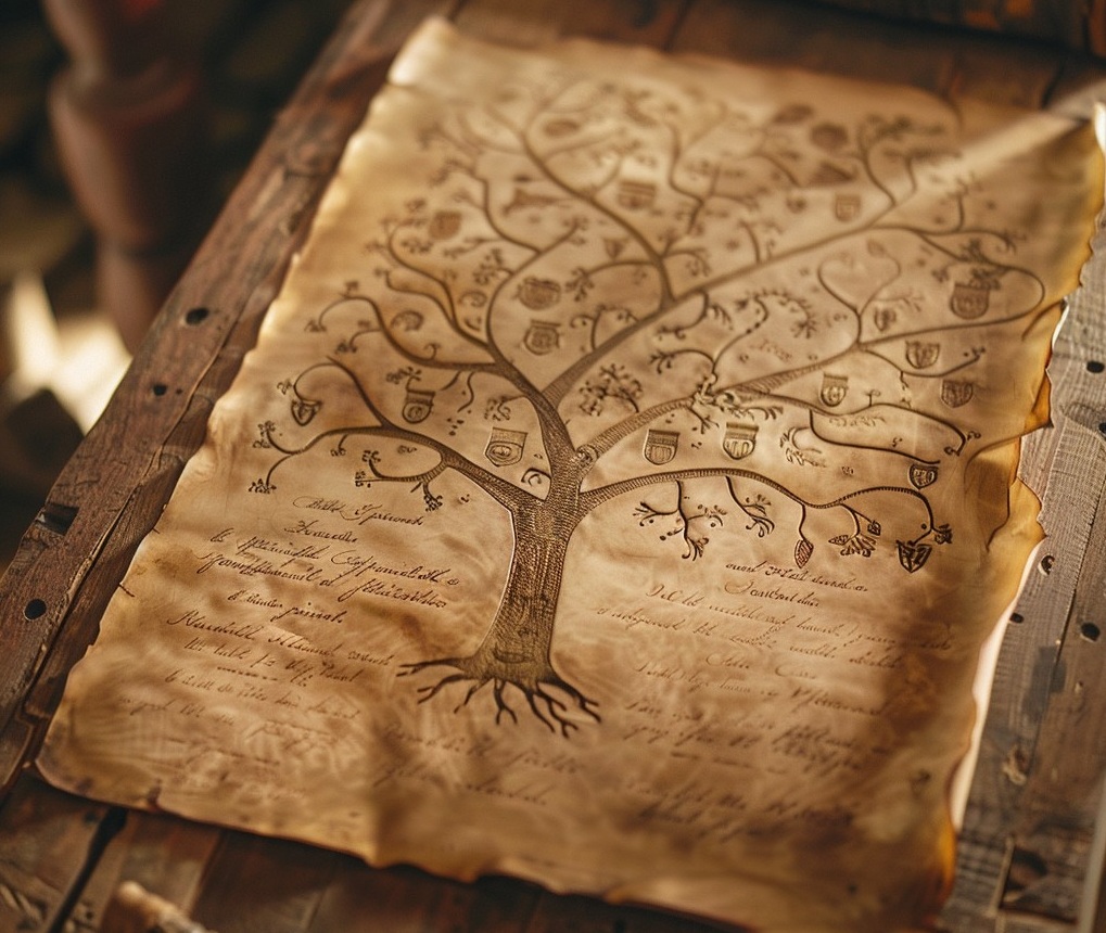 arbore genealogic simonarentea.ro memoria istoria familiei StockCake-Ancient family tree